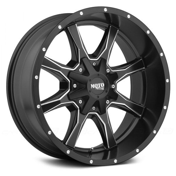 Moto Metal MO970 Satin Black Milled - PowerHouse Wheels & Tires