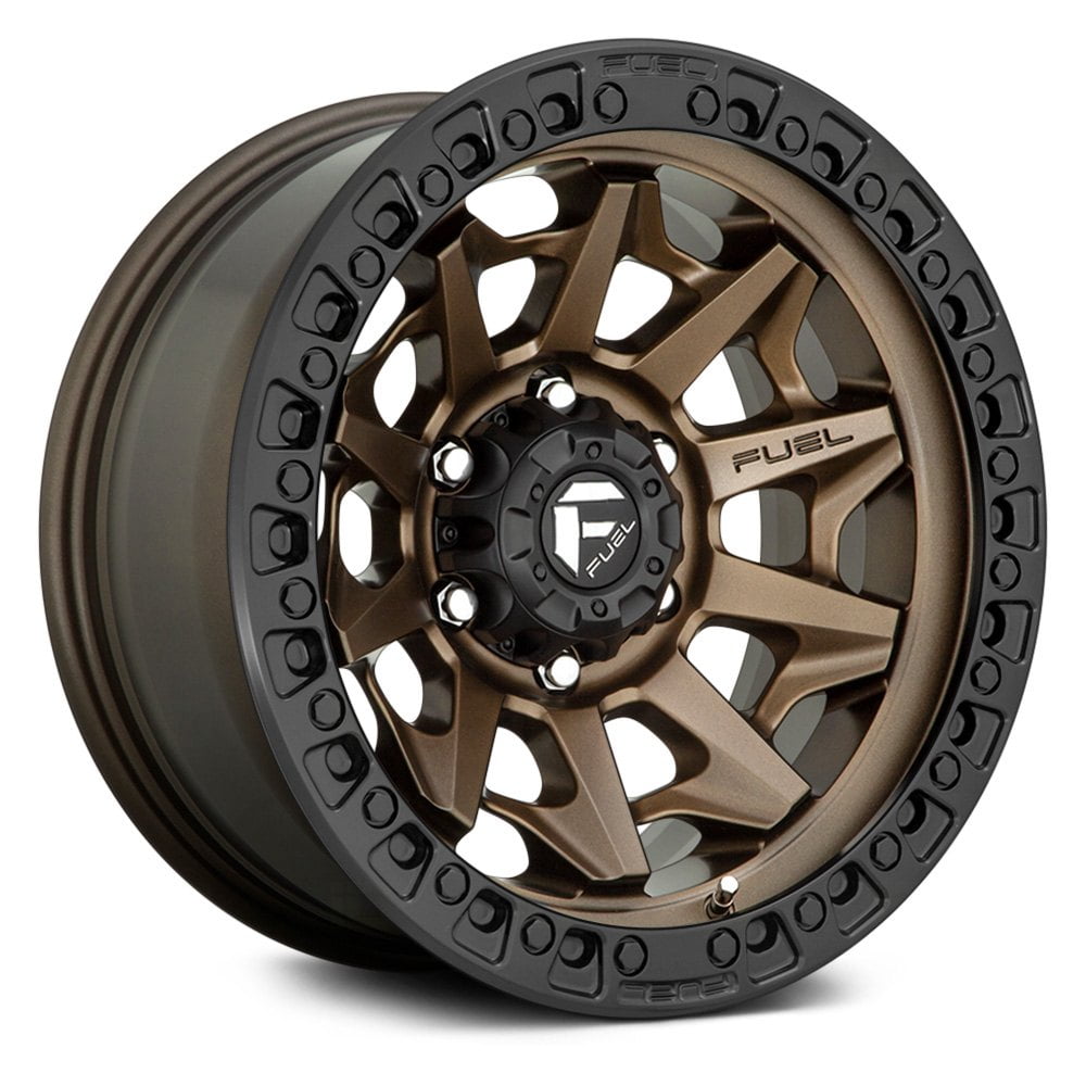 Fuel Off-Road D696 Covert Matte Bronze / Black Ring - PowerHouse Wheels &  Tires