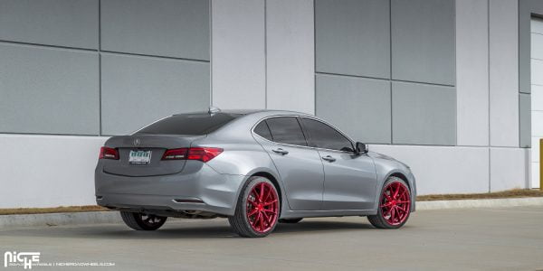 Niche M213 Sector Candy Red Acura TLX Custom Rims
