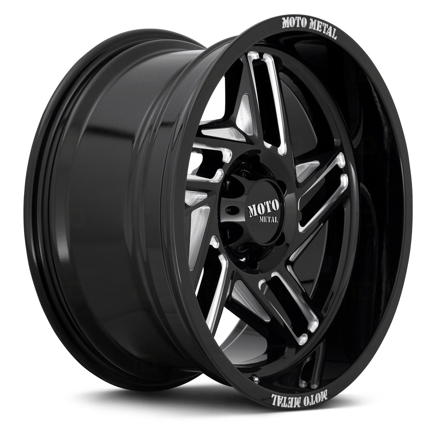 Moto Metal MO996 Ripsaw Gloss Black Milled - PowerHouse Wheels & Tires